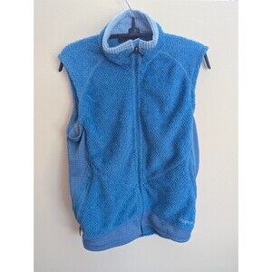 Patagonia R2 Polartec Fleece Vest Two Way Zipper Blue Women's Medium